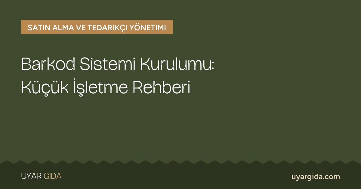 Barkod Sistemi Kurulumu: Küçük İşletme Rehberi